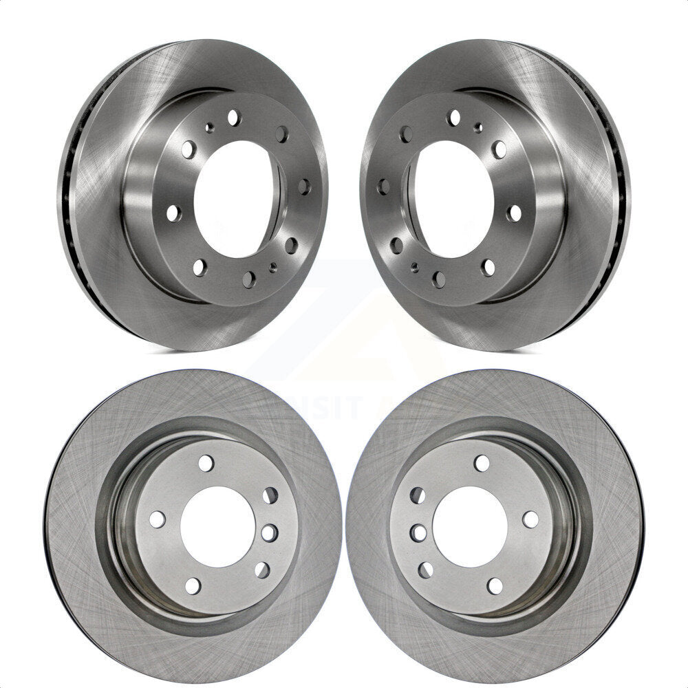 Front Rear Disc Brake Rotors Kit For Chevrolet Silverado 2500 HD GMC Sierra Express 3500 Savana Classic Suburban Yukon XL Avalanche K8-100987