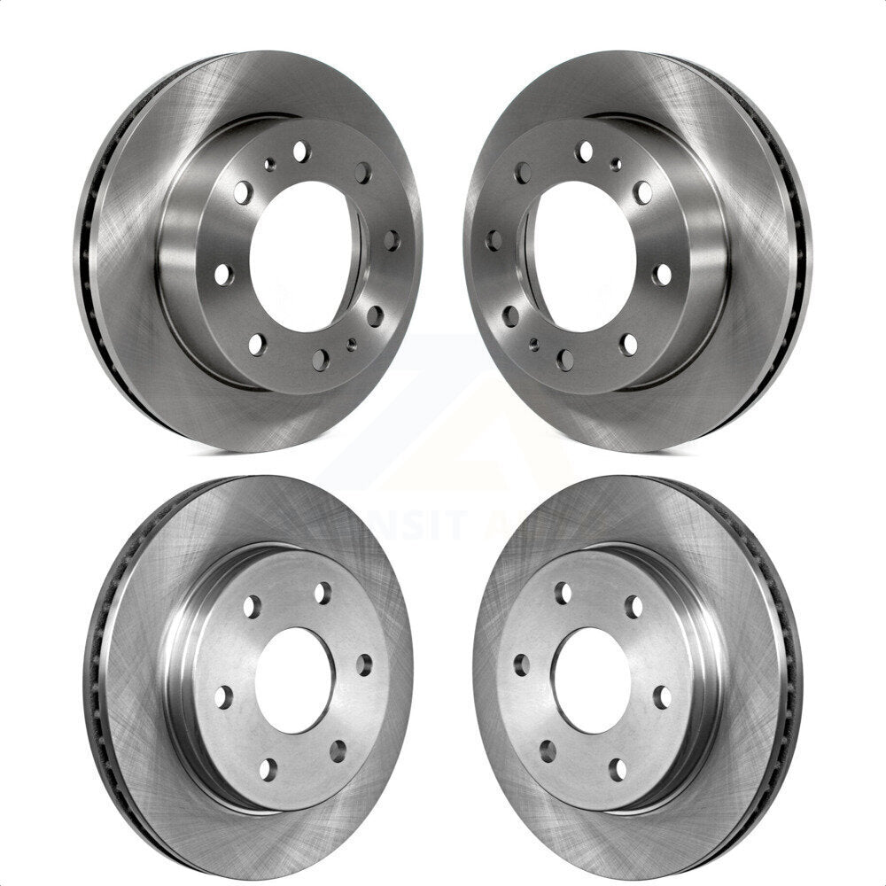 Front Rear Disc Brake Rotors Kit For Chevrolet Silverado 2500 HD GMC Sierra Express Hummer H2 1500 Savana Suburban Yukon XL Avalanche Classic K8-100988
