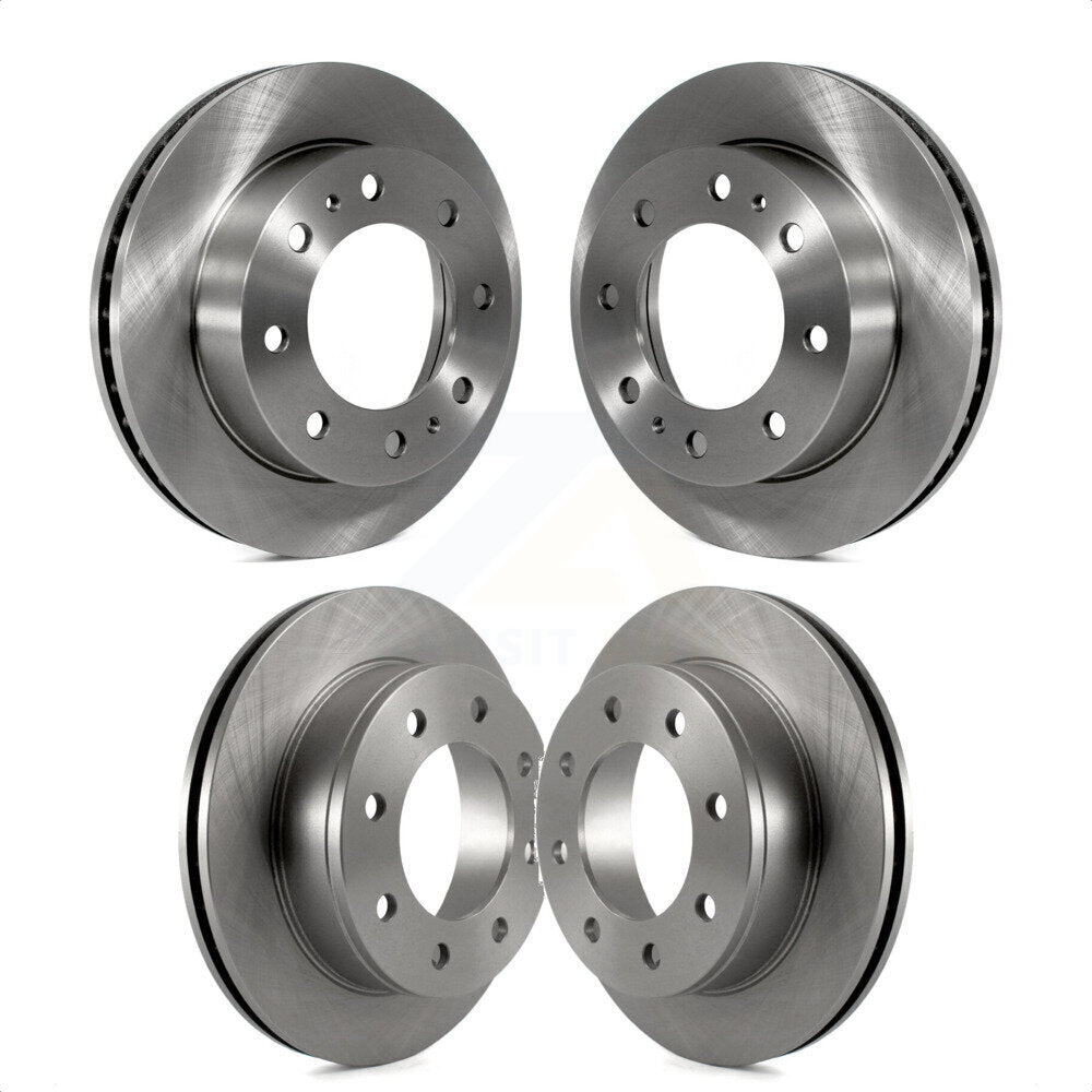 Front Rear Disc Brake Rotors Kit For Chevrolet Express 2500 GMC Savana 3500 K8-100990