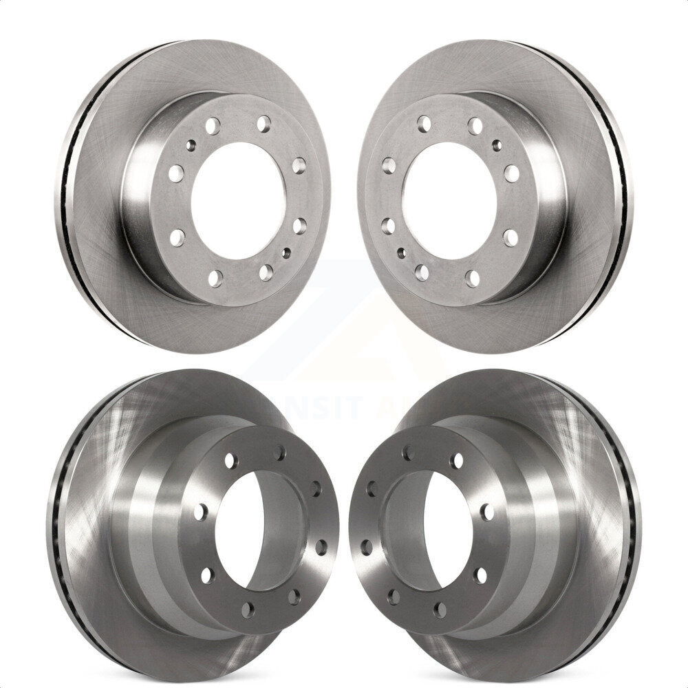Front Rear Disc Brake Rotors Kit For Chevrolet Express 4500 GMC Savana K8-100993