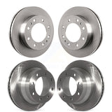 Front Rear Disc Brake Rotors Kit For Chevrolet Express 4500 GMC Savana K8-100993