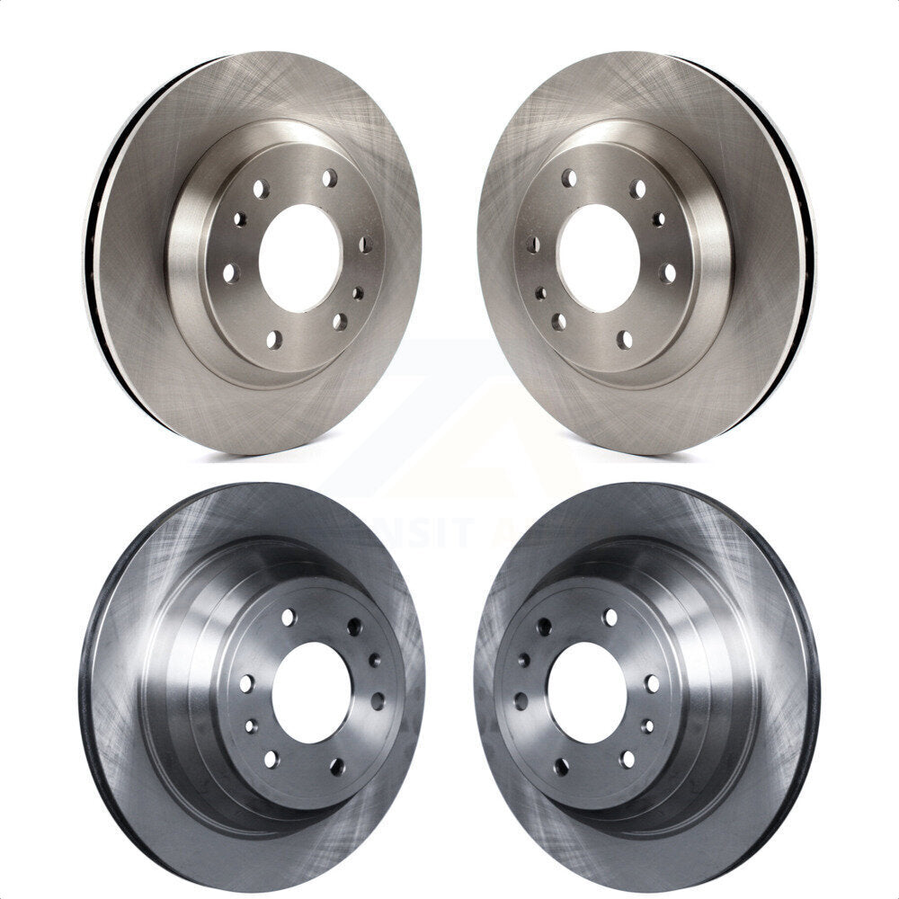 Front Rear Disc Brake Rotors Kit For Chevrolet Trailblazer GMC Envoy Buick Rainier Oldsmobile Bravada Isuzu Ascender K8-100994