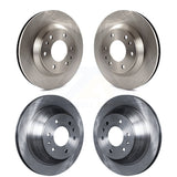Front Rear Disc Brake Rotors Kit For Chevrolet Trailblazer GMC Envoy Buick Rainier Oldsmobile Bravada Isuzu Ascender K8-100994