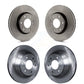 Front Rear Disc Brake Rotors Kit For Chevrolet Trailblazer GMC EXT Envoy XL Buick Rainier XUV SSR Isuzu Ascender Saab 9-7x K8-100995