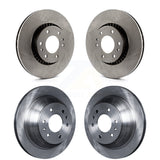 Front Rear Disc Brake Rotors Kit For Chevrolet Trailblazer GMC EXT Envoy XL Buick Rainier XUV SSR Isuzu Ascender Saab 9-7x K8-100995