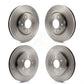 Front Rear Disc Brake Rotors Kit For 2006-2007 Cadillac CTS Base With Sport Suspension K8-100999