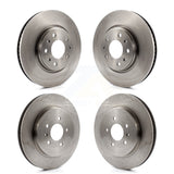 Front Rear Disc Brake Rotors Kit For 2006-2007 Cadillac CTS Base With Sport Suspension K8-100999