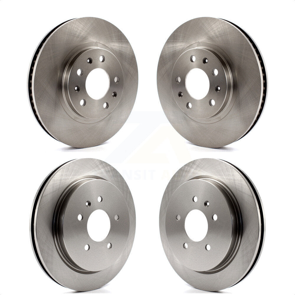 Front Rear Disc Brake Rotors Kit For Cadillac CTS With Standard Suspension K8-101000