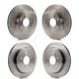 Front Rear Disc Brake Rotors Kit For Cadillac CTS With Standard Suspension K8-101000