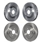 Front Rear Disc Brake Rotors Kit For 2004-2009 Cadillac SRX K8-101007