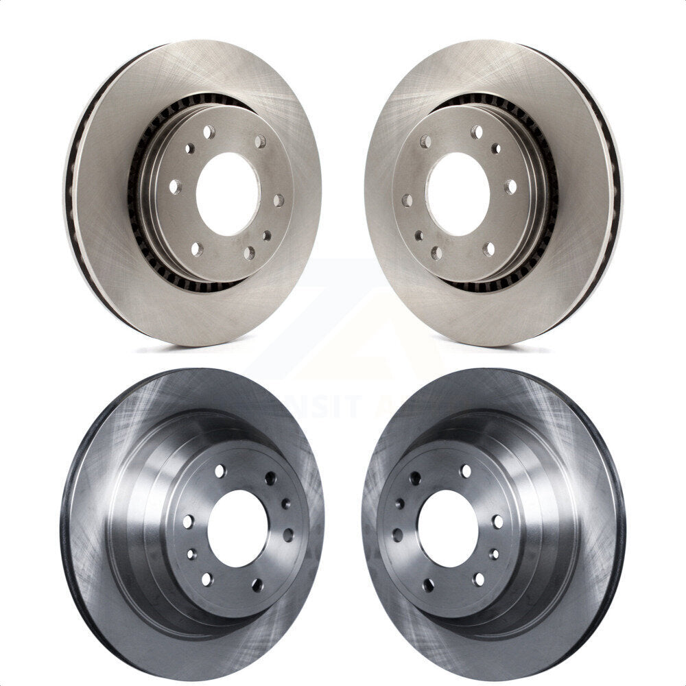 Front Rear Disc Brake Rotors Kit For Chevrolet Trailblazer GMC Envoy Buick Rainier Isuzu Ascender K8-101017
