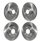 Front Rear Disc Brake Rotors Kit For Chevrolet Impala Limited K8-101023
