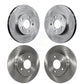 Front Rear Disc Brake Rotors Kit For 2007-2010 Pontiac G5 With Drum Brakes K8-101029