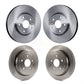 Front Rear Disc Brake Rotors Kit For 2010-2015 Chevrolet Camaro LT LS K8-101044