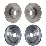 Front Rear Disc Brake Rotors Kit For Cadillac SRX Saab 9-4X K8-101049