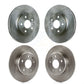 Front Rear Disc Brake Rotors Kit For Chevrolet Cruze Volt Bolt EV EUV K8-101052