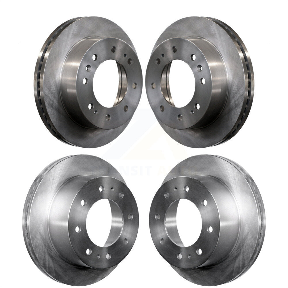 Front Rear Disc Brake Rotors Kit For Chevrolet Silverado 2500 HD GMC Sierra 1500 3500 Suburban K8-101057