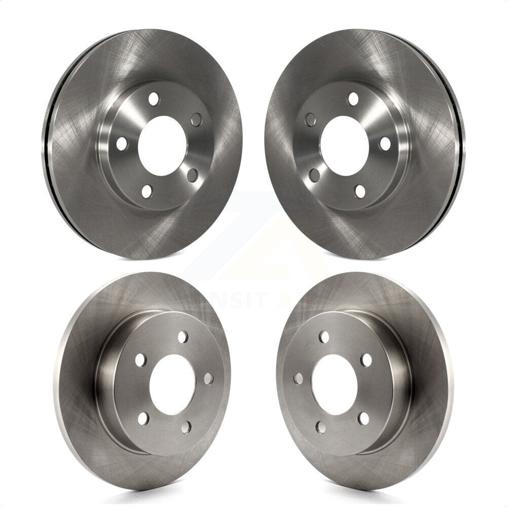 Front Rear Disc Brake Rotors Kit For Ford Mustang K8-101073