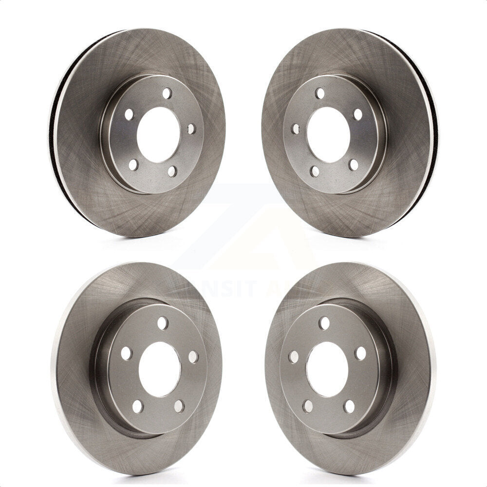 Front Rear Disc Brake Rotors Kit For Ford Taurus Mercury Sable Lincoln Continental K8-101074