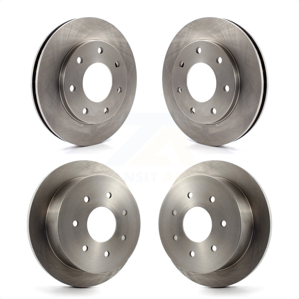 Front Rear Disc Brake Rotors Kit For Ford F-150 F-250 HD 4WD K8-101083