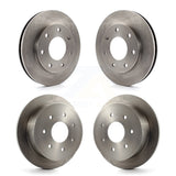Front Rear Disc Brake Rotors Kit For Ford F-150 F-250 HD 4WD K8-101083