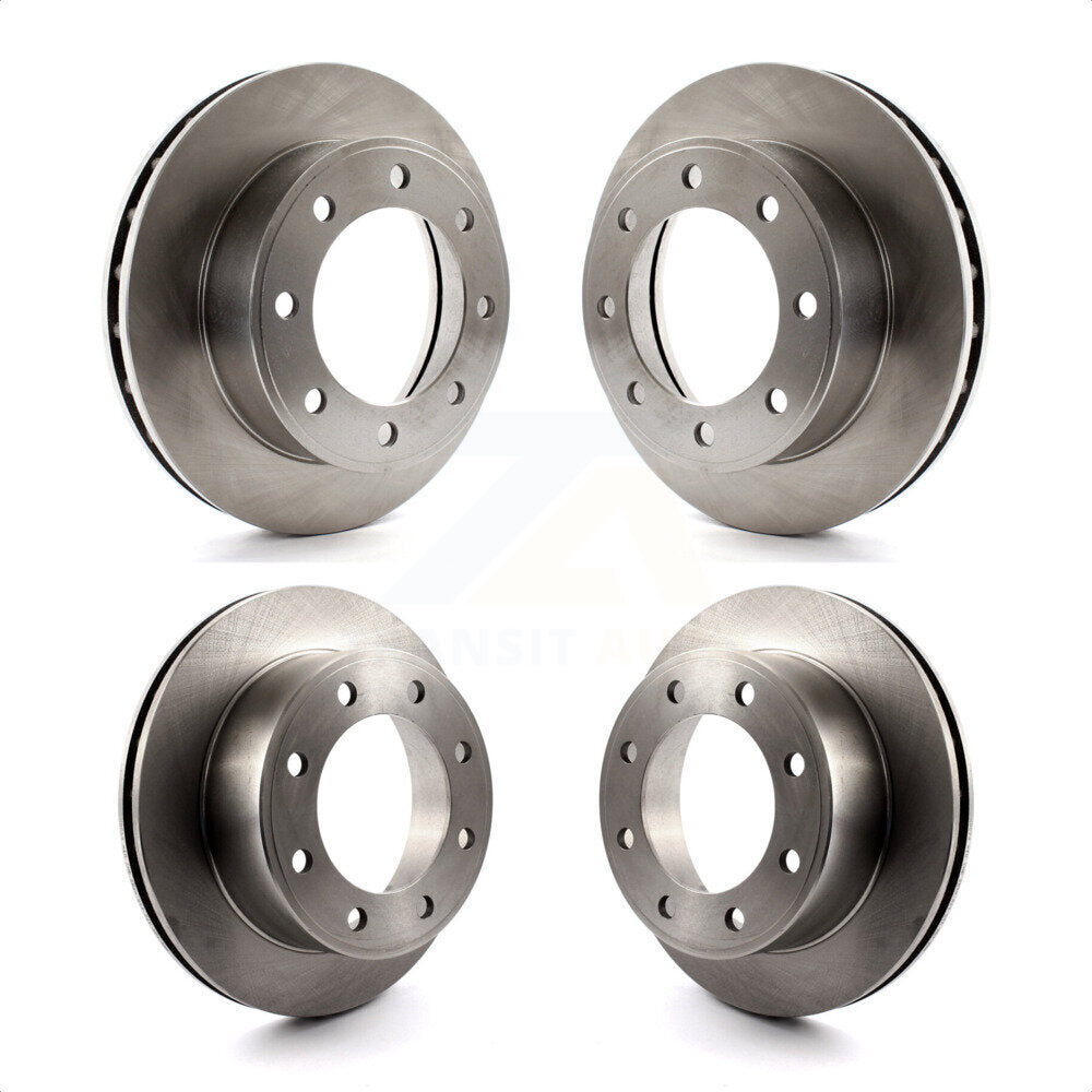 Front Rear Disc Brake Rotors Kit For Ford F-250 Super Duty Excursion 4WD K8-101089