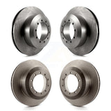 Front Rear Disc Brake Rotors Kit For Ford F59 F-53 Motorhome Chassis F-59 Commercial Stripped K8-101091