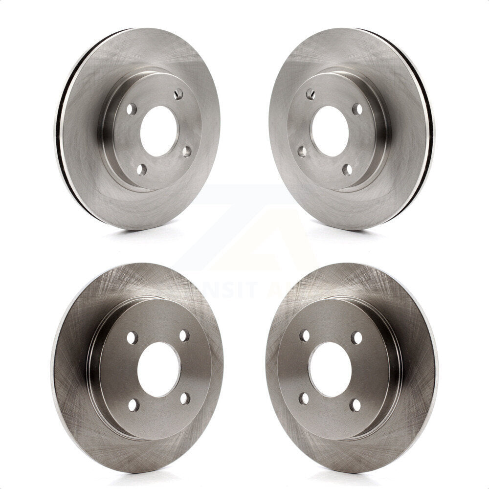 Front Rear Disc Brake Rotors Kit For Ford Focus K8-101093