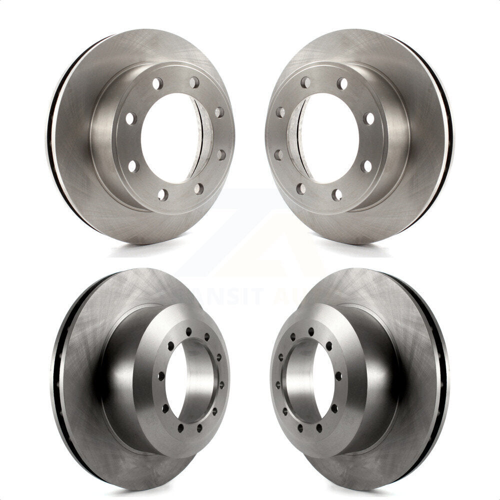 Front Rear Disc Brake Rotors Kit For Ford F-450 Super Duty F-550 K8-101094