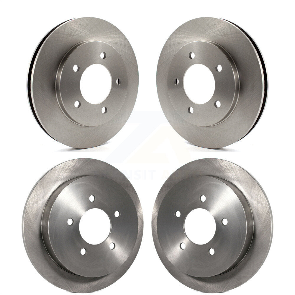 Front Rear Disc Brake Rotors Kit For 1999-2001 Ford Expedition Lincoln Navigator With 14mm Wheel Lugs 4WD K8-101099