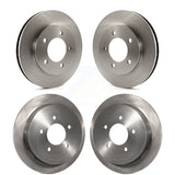 Front Rear Disc Brake Rotors Kit For 1999-2001 Ford Expedition Lincoln Navigator With 14mm Wheel Lugs 4WD K8-101099