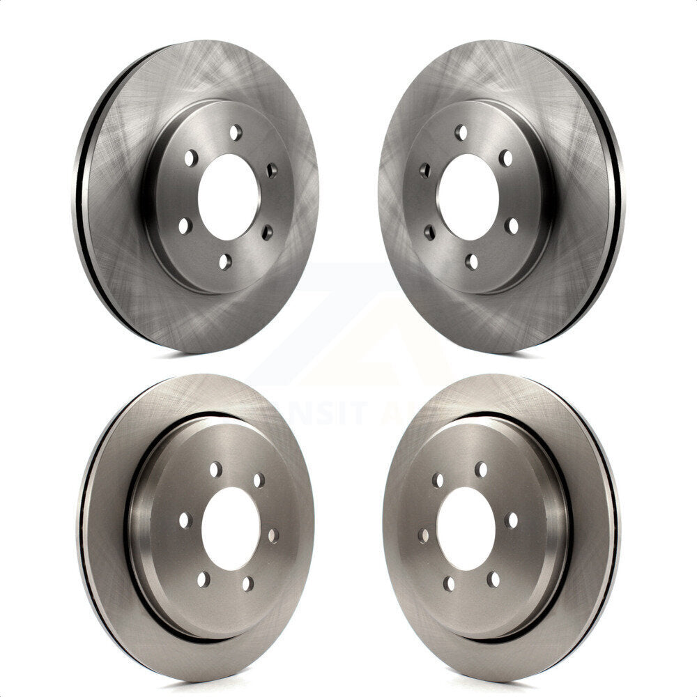 Front Rear Disc Brake Rotors Kit For Ford Expedition Lincoln Navigator K8-101105