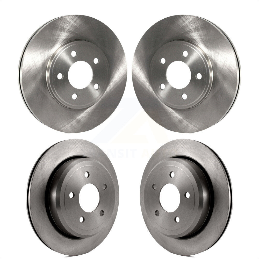Front Rear Disc Brake Rotors Kit For Ford Crown Victoria Mercury Grand Marquis Marauder K8-101108