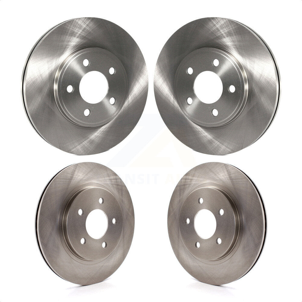 Front Rear Disc Brake Rotors Kit For 2009 Ford Mustang Bullitt K8-101109