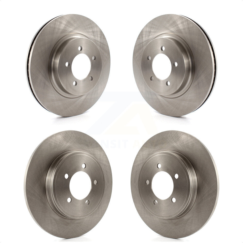 Front Rear Disc Brake Rotors Kit For 2003-2005 Lincoln Aviator K8-101110