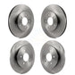 Front Rear Disc Brake Rotors Kit For Ford Escape Mercury Mariner Mazda Tribute K8-101114