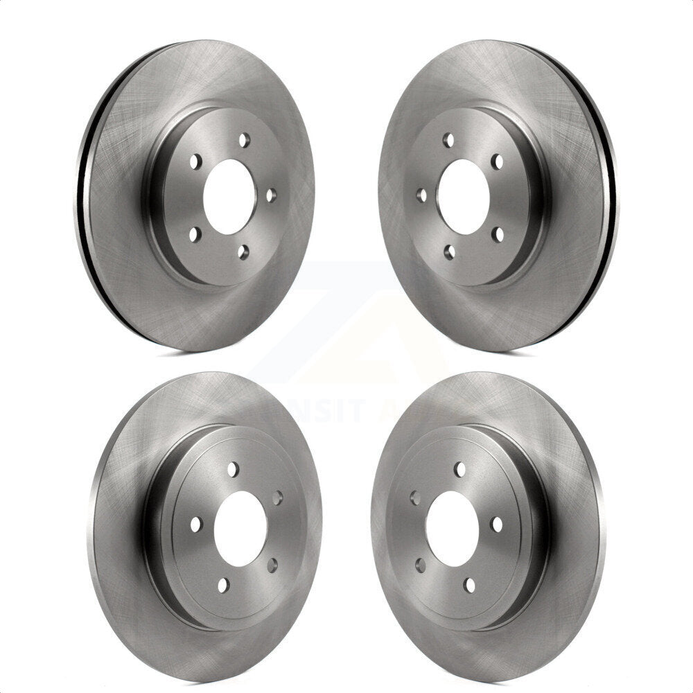 Front Rear Disc Brake Rotors Kit For Ford Escape Mercury Mariner Mazda Tribute K8-101114