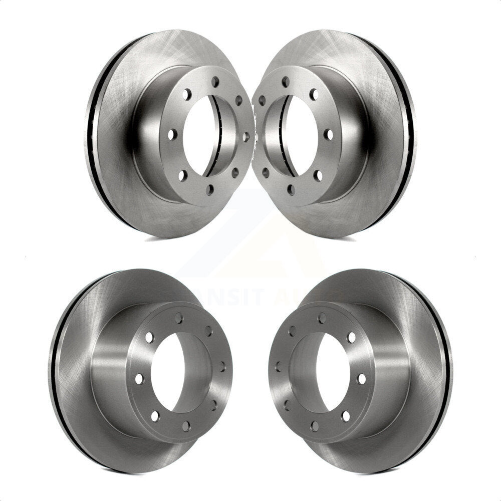 Front Rear Disc Brake Rotors Kit For Ford F-250 Super Duty F-350 K8-101115