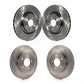 Front Rear Disc Brake Rotors Kit For Ford Mustang K8-101126