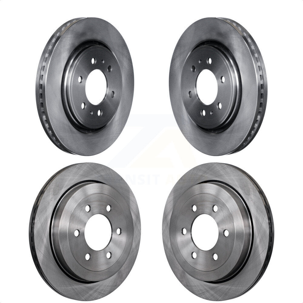 Front Rear Disc Brake Rotors Kit For 2007-2017 Ford Expedition Lincoln Navigator K8-101128
