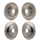 Front Rear Disc Brake Rotors Kit For Ford Edge Lincoln MKX K8-101132