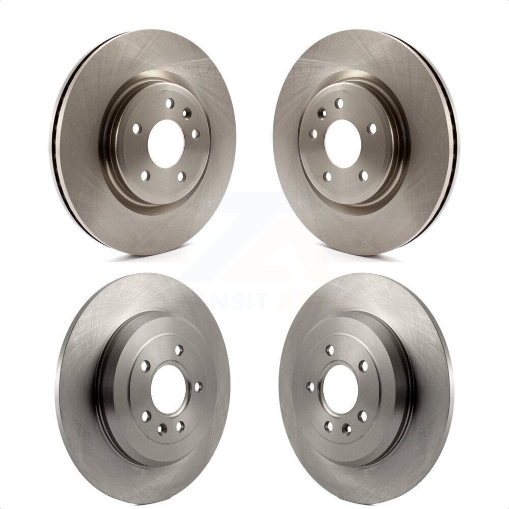 Front Rear Disc Brake Rotors Kit For Ford Explorer Taurus Flex Lincoln MKS MKT K8-101138