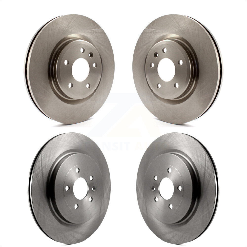 Front Rear Disc Brake Rotors Kit For 2013 Ford Explorer Sport With Heavy Duty Brakes K8-101139