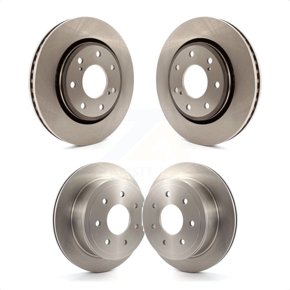 Front Rear Disc Brake Rotors Kit For 2010-2011 Ford F-150 With 7 Lug Wheels K8-101140