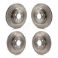 Front Rear Disc Brake Rotors Kit For Ford Mustang K8-101142