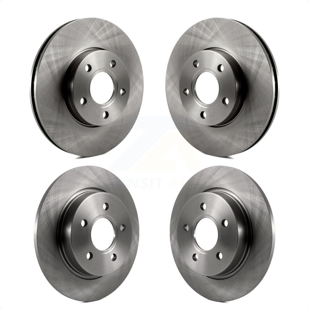 Front Rear Disc Brake Rotors Kit For Ford Focus K8-101144