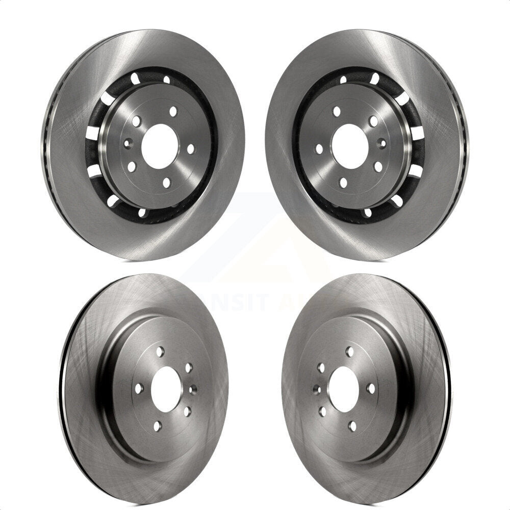 Front Rear Disc Brake Rotors Kit For Ford Explorer Taurus Flex Police Interceptor Utility Sedan Lincoln MKS MKT Special Service K8-101147