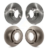 Front Rear Disc Brake Rotors Kit For Ford F-250 Super Duty F-350 F-450 K8-101152