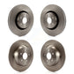Front Rear Disc Brake Rotors Kit For Lincoln MKC K8-101158