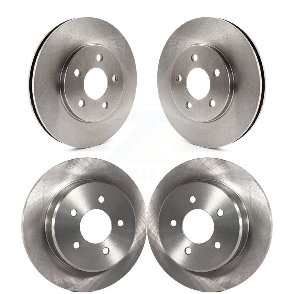 Front Rear Disc Brake Rotors Kit For Dodge Grand Caravan Chrysler Town & Country Plymouth Voyager K8-101168